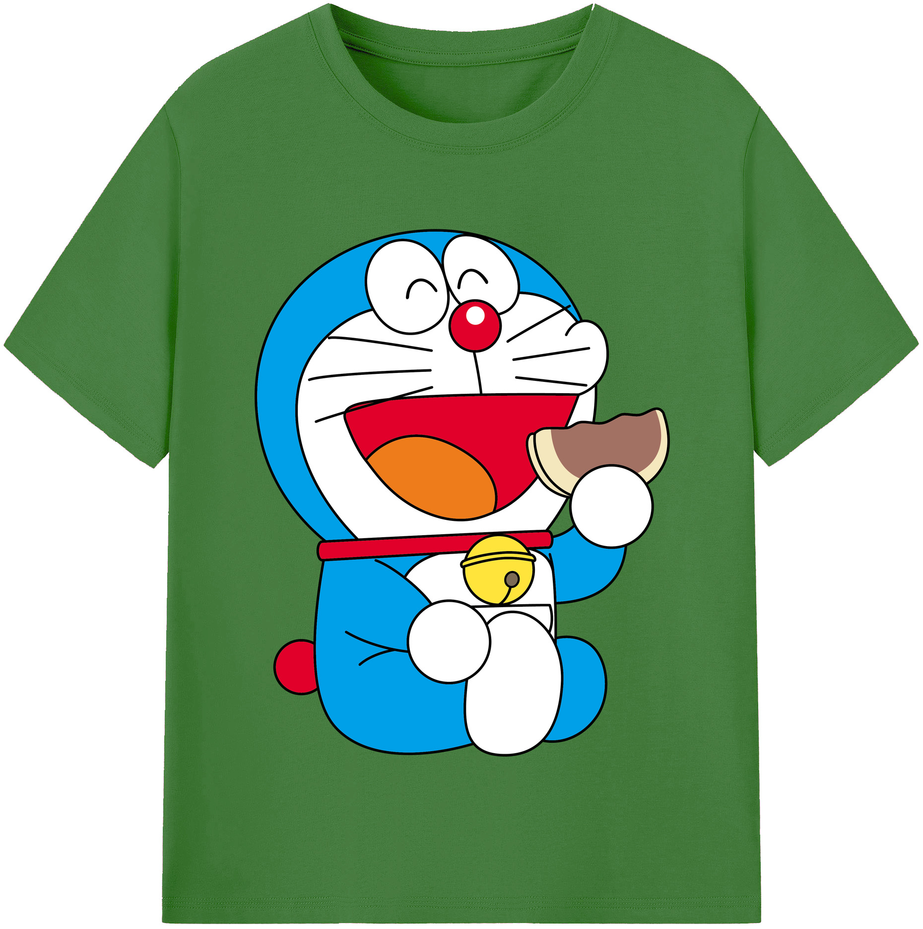 （画像用） ドラえもん Doraemon レディースカジュアルプリントTシャツ（綿100％）